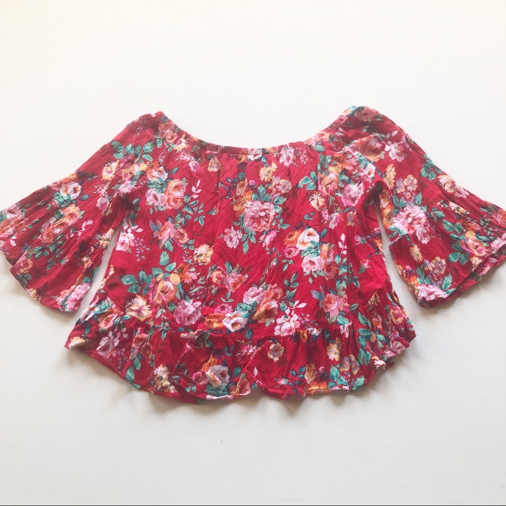 show me your MUMU Floral Top - Picture 6 of 8